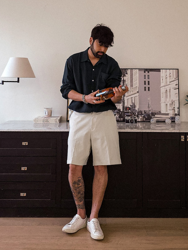 (L-5XL)<br>피아자노 a linen shirt N006