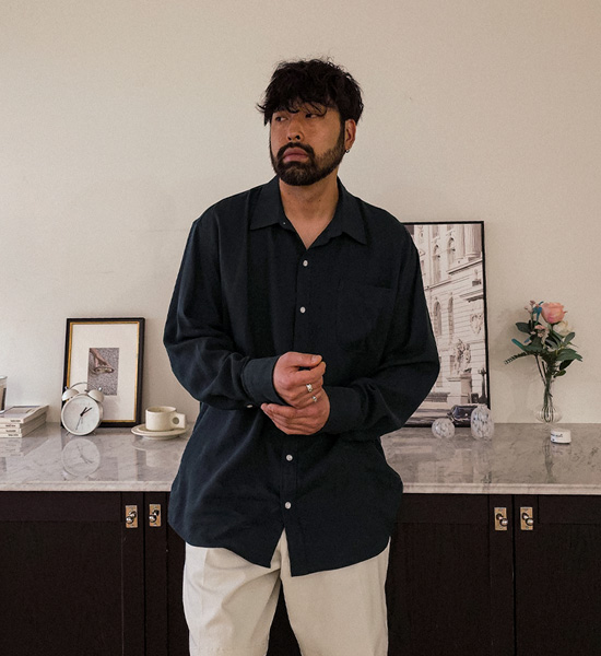 (L-5XL)<br>피아자노 a linen shirt N006