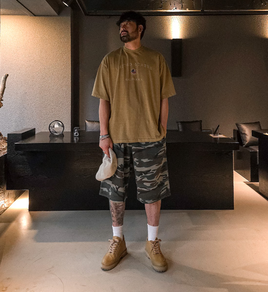 (XL-6XL)<BR>티오소 Bermuda Banding Shorts