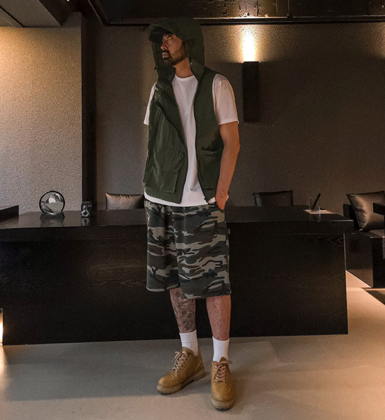 (XL-6XL)<BR>티오소 Bermuda Banding Shorts