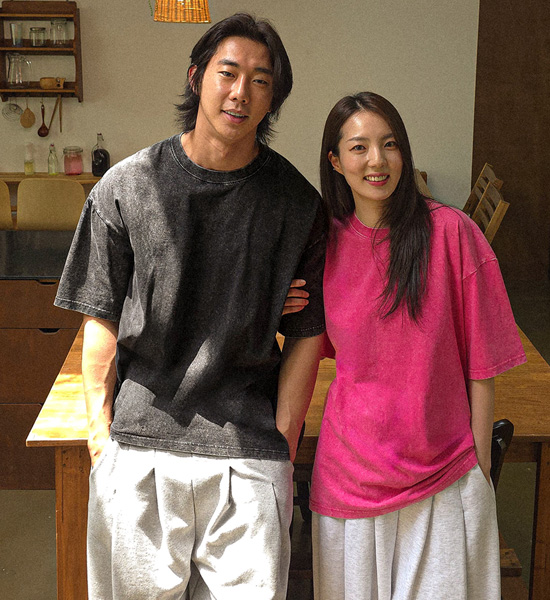 (M-6XL)<br>조나코 pigment Short T shirts