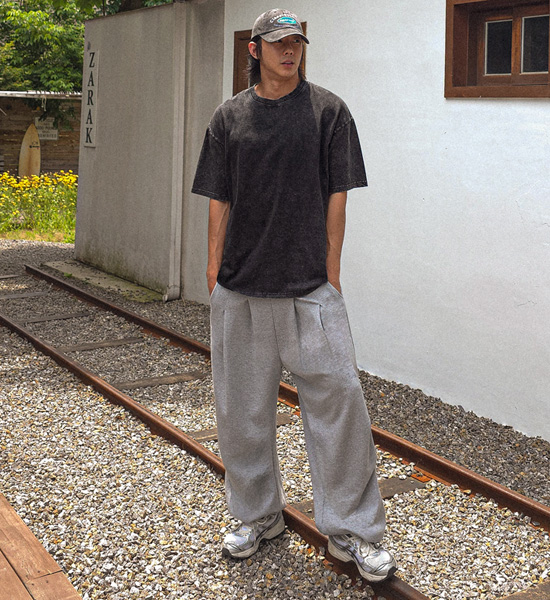 (M-6XL)<br>조나코 pigment Short T shirts