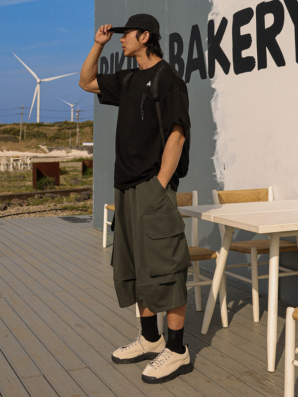 (XL-6XL)<BR>미슈콜 Bermuda cargo banding shorts