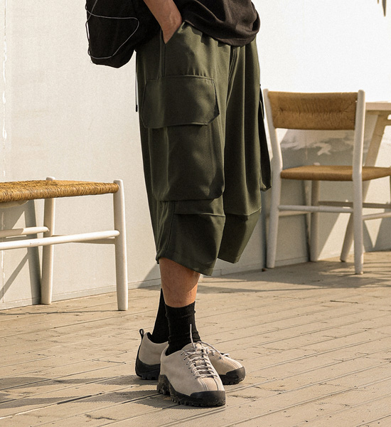 (XL-6XL)<BR>미슈콜 Bermuda cargo banding shorts