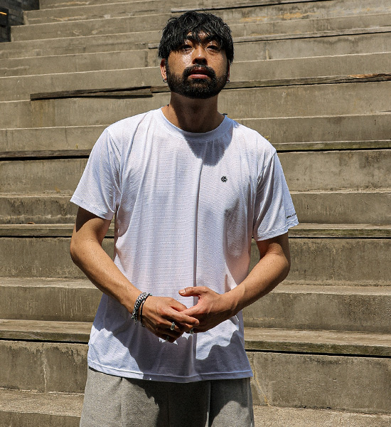 (L-6XL)<br>판타노즈 Functional mesh short-sleeved T-shirt T028<br><font color="#072c81"><B>[ W.DNA ]</B></font>