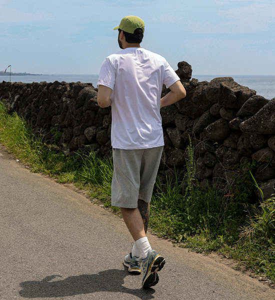 (L-6XL)<br>판타노즈 Functional mesh short-sleeved T-shirt T028<br><font color="#072c81"><B>[ W.DNA ]</B></font>