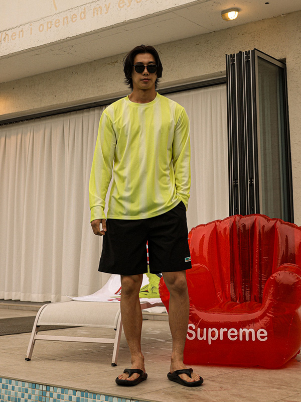 (XL-6XL)<br>그라바트 stripe rashguard T032