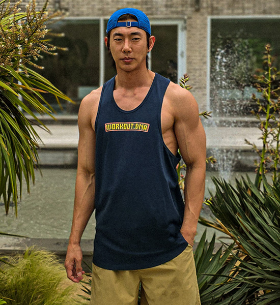 (L-5XL)<BR>맥피크 Modal 헬스나시 T030 <br><font color="#072c81"><B>[ W.DNA ]</B></font>