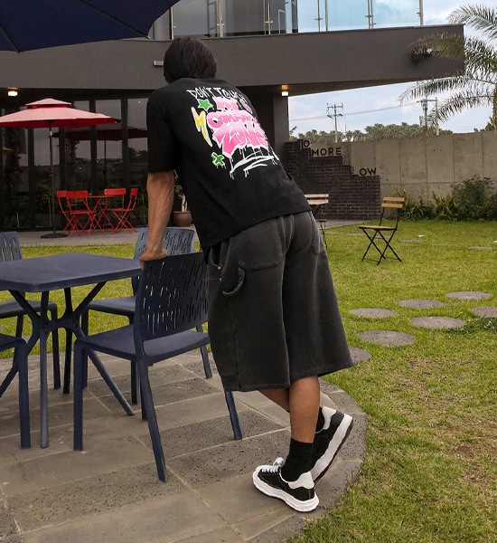 (XL-6XL)<br>그란하 pigment Bermuda Banding Shorts P007