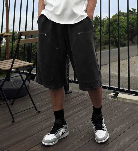 (XL-6XL)<br>그란하 pigment Bermuda Banding Shorts P007
