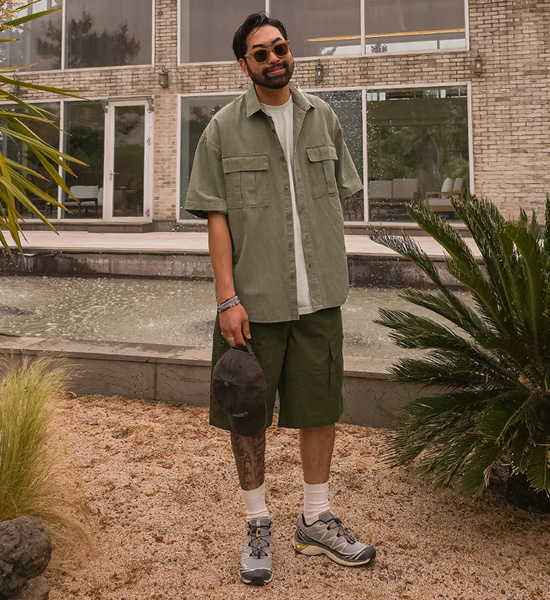 (L-5XL)<BR>마치티니 6부 cargo banding shorts