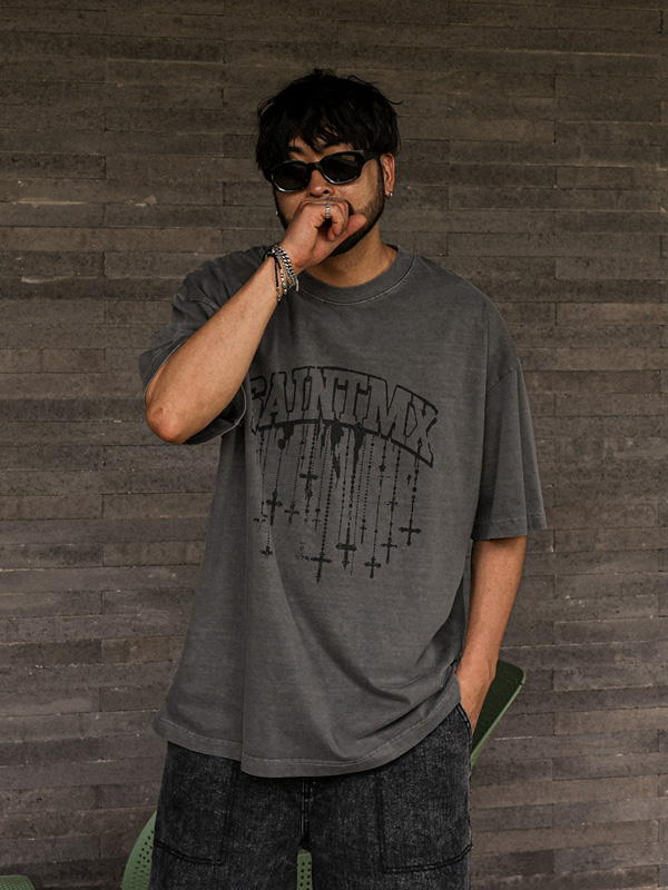 (XL-6XL)<br>킨도니 pigment Short T shirts