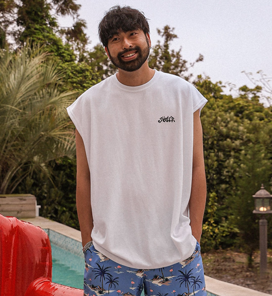 (XL-6XL)<BR>차리츠 Sleeveless shirts T342