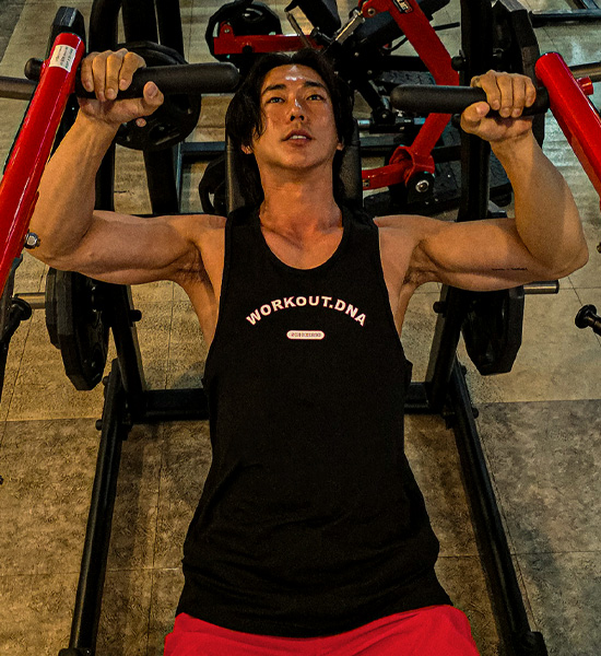 (L-5XL)<br>타우포 Modal 헬스나시 T036<br><font color="#072c81"><B>[ W.DNA ]</B></font>