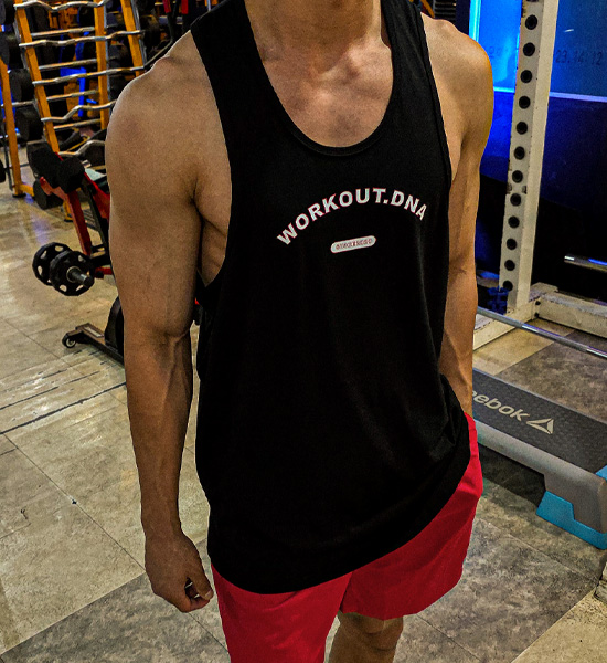 (L-5XL)<br>타우포 Modal 헬스나시 T036<br><font color="#072c81"><B>[ W.DNA ]</B></font>