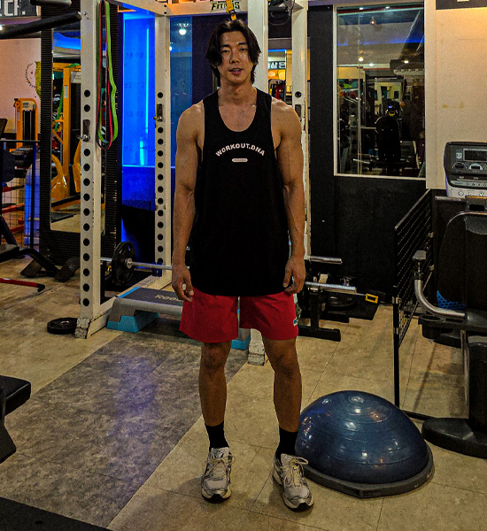 (L-5XL)<br>타우포 Modal 헬스나시 T036<br><font color="#072c81"><B>[ W.DNA ]</B></font>