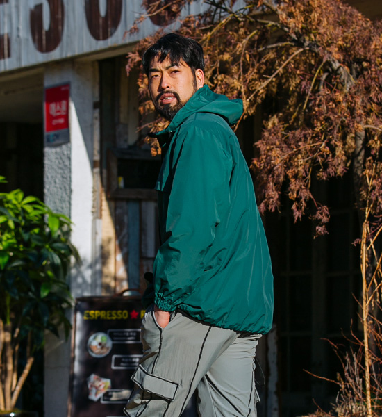 (L-5XL)<br>그린마일 스토퍼 anorak