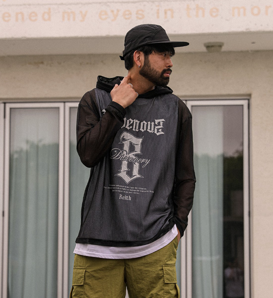 (XL-6XL)<BR>카세르타 망사후드티