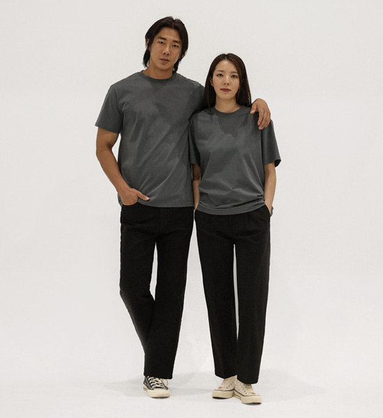 (L-6XL)<BR>로자렌 standard fit cotton pants P006<br><font color="#098a09"><B>Select length (Basic,Long+10cm)</B></font>
