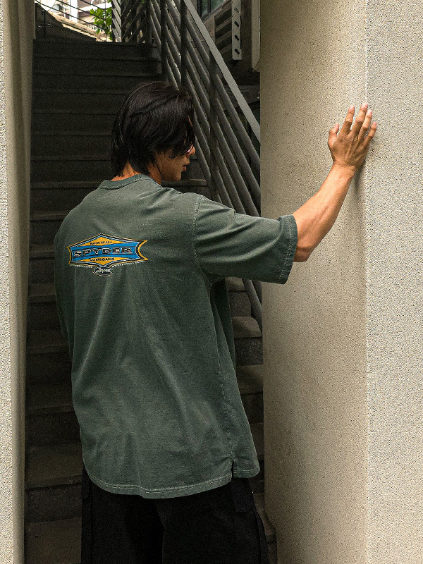 (L-5XL)<br>자비도프 pigment Short T shirts