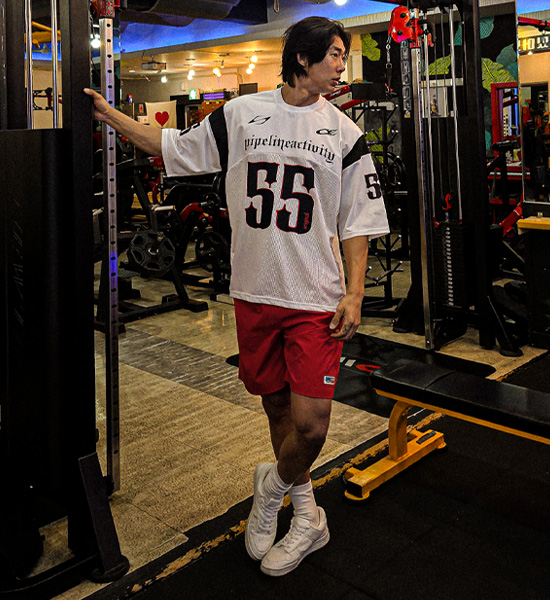 (XL-6XL)<BR>맥그로리 Mesh short-sleeved jersey