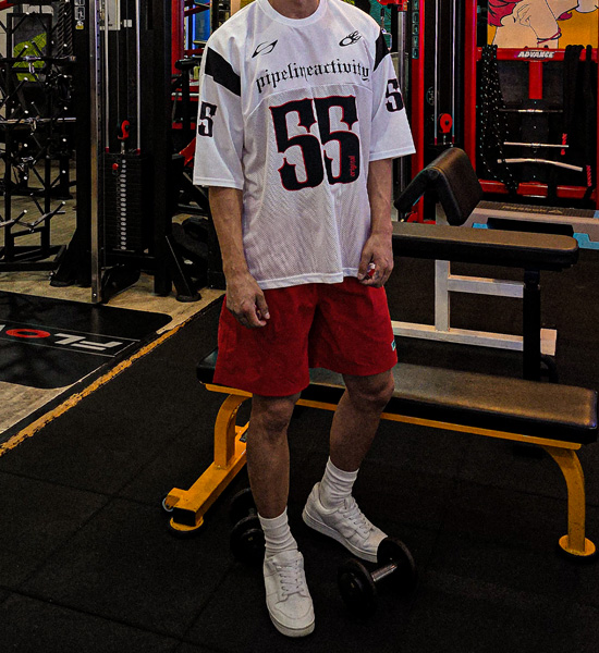 (XL-6XL)<BR>맥그로리 Mesh short-sleeved jersey