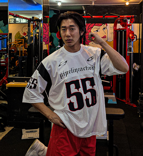 (XL-6XL)<BR>맥그로리 Mesh short-sleeved jersey