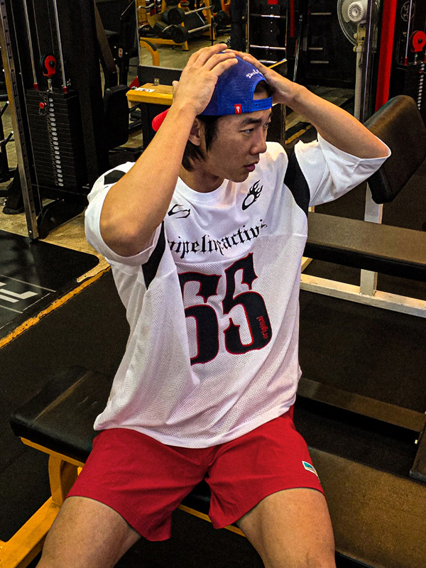 (XL-6XL)<BR>맥그로리 Mesh short-sleeved jersey
