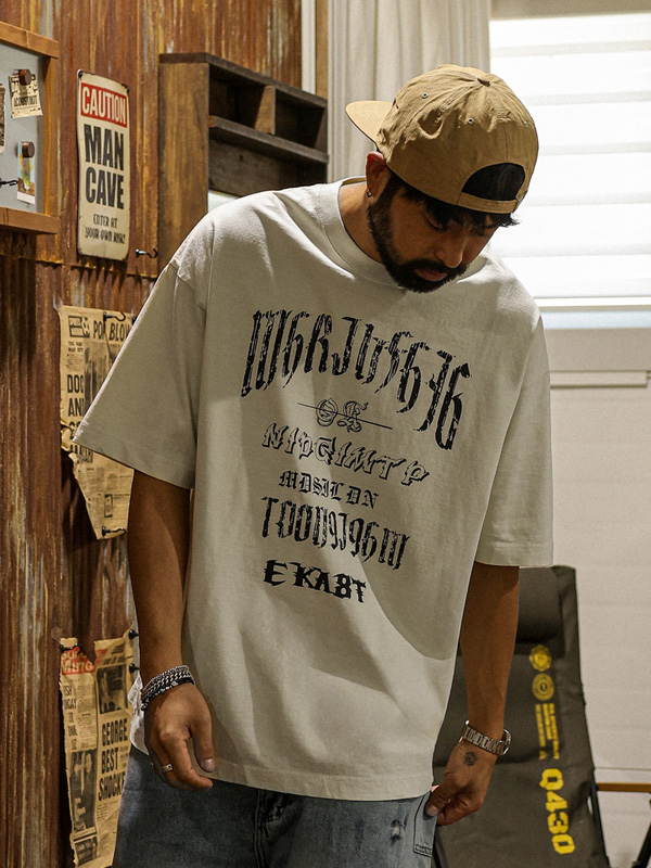 (XL-5XL)<BR>마하바드 Short T shirts 3268