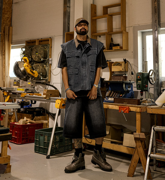 (XL-4XL)<br>페르니크 Kara denim vest 618