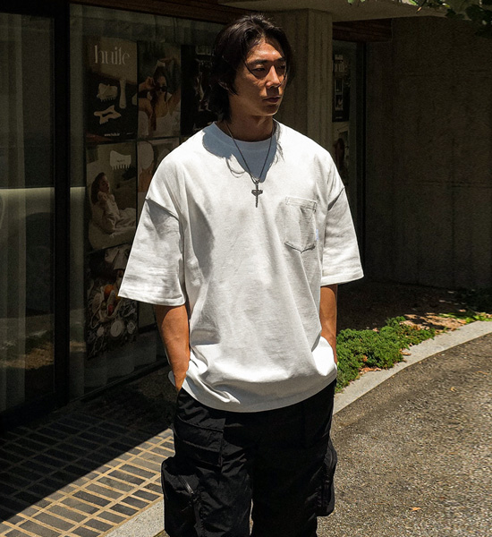 (XL-6XL)<br>에밀리오 포켓 Short T shirts