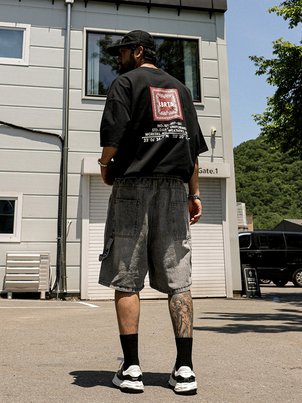 (XL-6XL)<br>에밀리오 포켓 Short T shirts