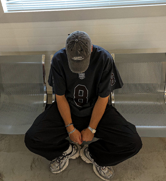 (XL-6XL)<br>카브로보 V-neck Short T shirts 928