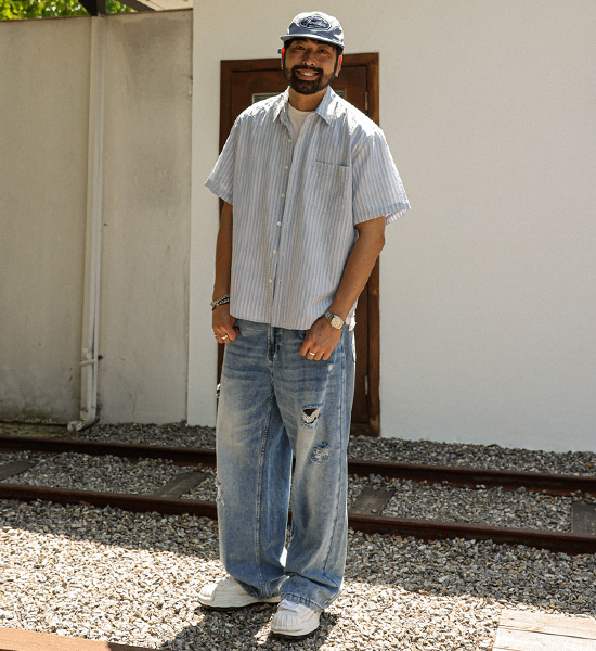 (28-40)<br>칸차스 Semi-wide fit denim pants 8931