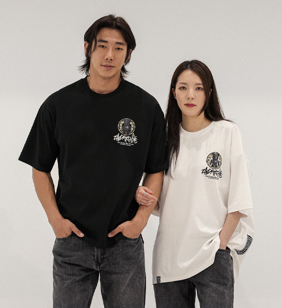(L-5XL)<BR>루드차 Short T shirts