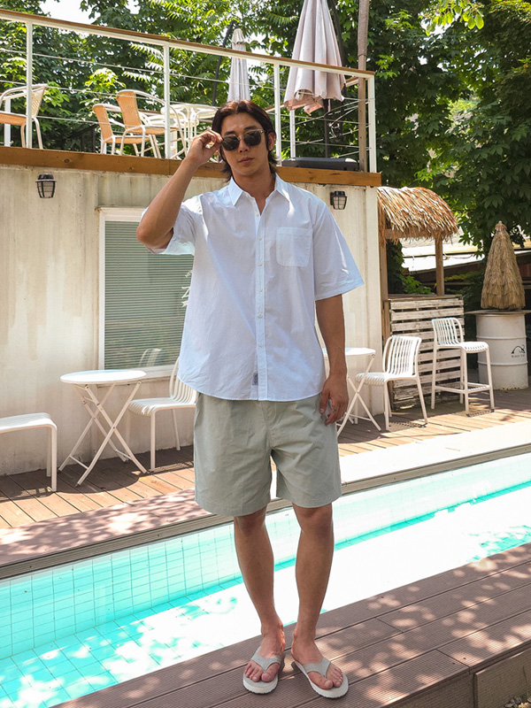 (L-6XL)<BR>모카렌 short-sleeved shirt