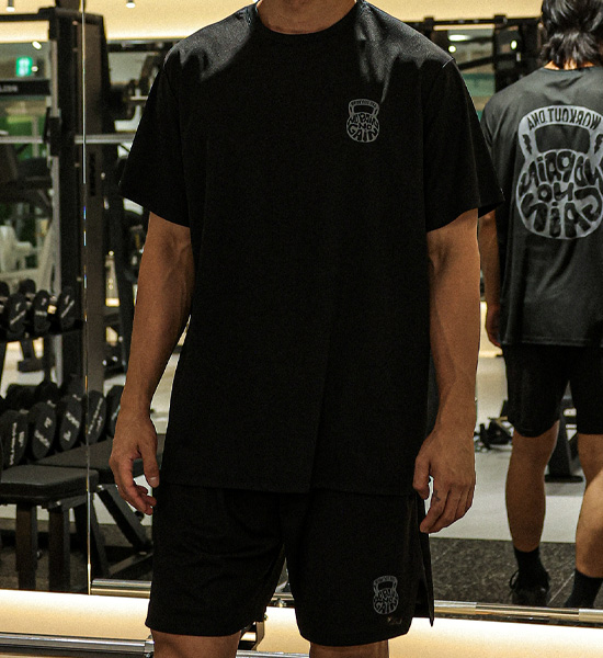 (M-6XL)<br>비그달 Cooling Short Sleeve Tee+오바네스 Cooling 레깅스밴딩반바지<br><font color="#072c81"><B>[ W.DNA ]</B></font>