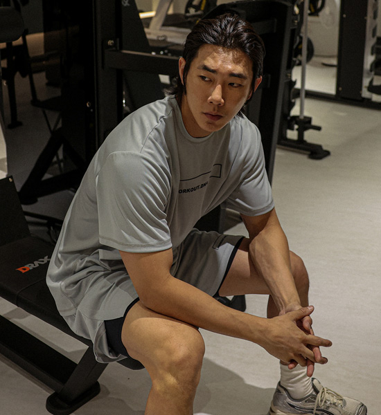 (M-6XL)<BR>샤르노이 Cooling Short Sleeve Tee+이프란 Cooling 레깅스밴딩반바지<br><font color="#072c81"><B>[ W.DNA ]</B></font>