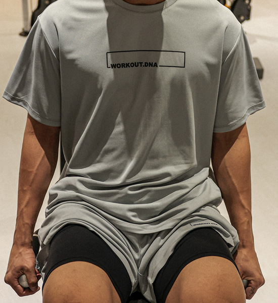 (M-6XL)<BR>샤르노이 Cooling Short Sleeve Tee+이프란 Cooling 레깅스밴딩반바지<br><font color="#072c81"><B>[ W.DNA ]</B></font>