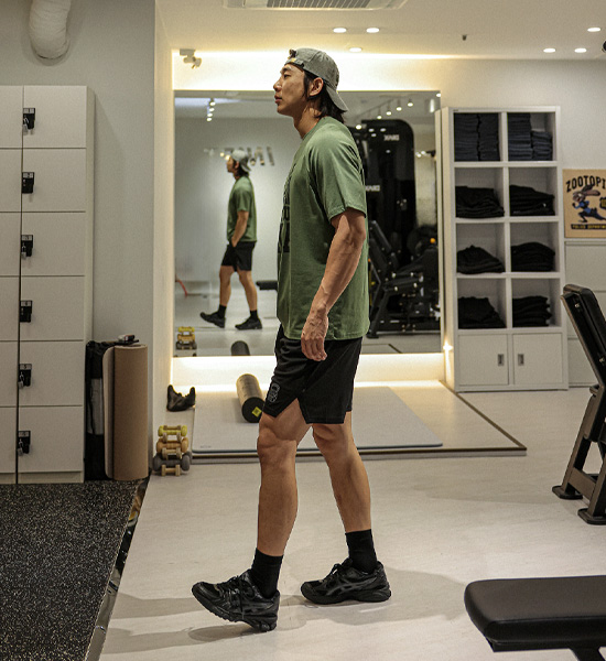 (L-6XL)<br>하일러스 Modal 헬스반팔티 T040