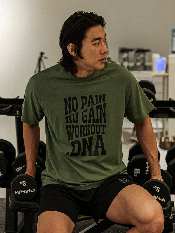 (L-6XL)<br>하일러스 Modal 헬스반팔티 T040