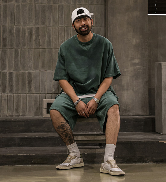 (XL-6XL)<BR>킹가로이 pigment Short T shirts+비스트로 pigment cargo banding shorts