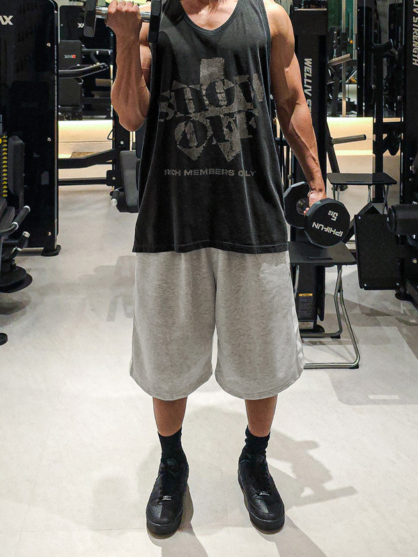 (XL-6XL)<br>치그리노 8부 Banding Shorts