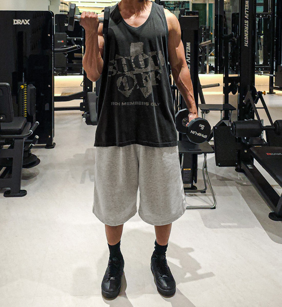 (XL-6XL)<br>치그리노 8부 Banding Shorts