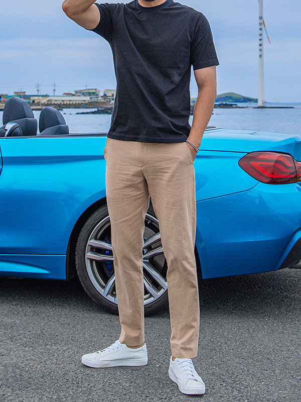 <br><font color="#fd0303">[365SALE]</font><br><font color="#2046a7">★교환/반품불가★</font><br>윌라라 linen slacks