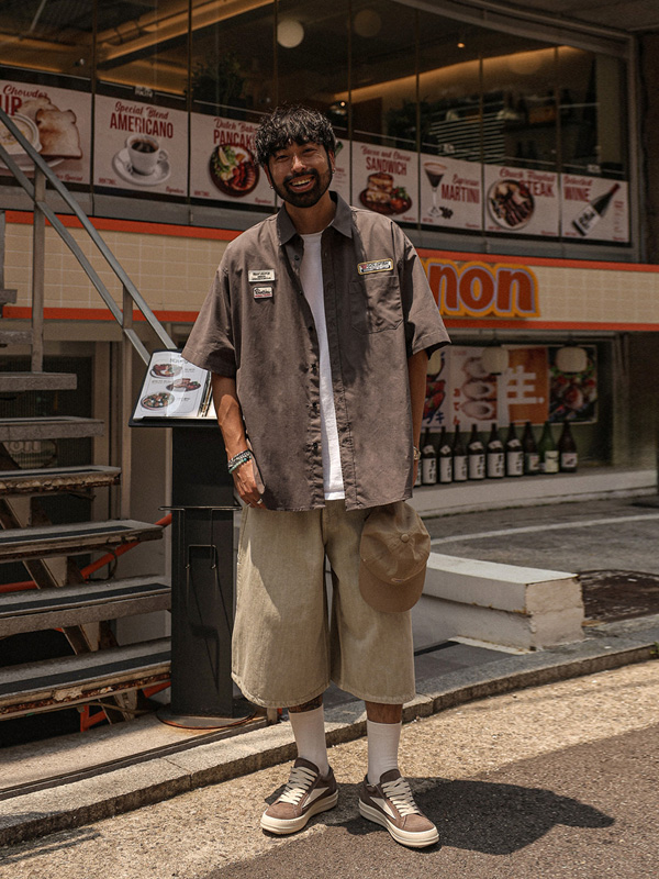 (XL-6XL)<BR>카르발라 short-sleeved shirt