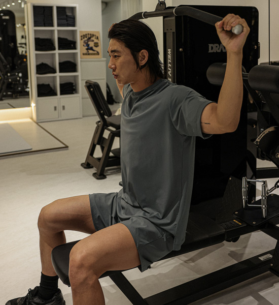 (L-6XL)<BR>알파샤 Cooling Short T shirts+카이미야 Cooling Banding Shorts<br><font color="#072c81"><B>[ W.DNA ]</B></font><br><font color="#098a09"><B>Select length (Basic,Long+4cm)</B></font>