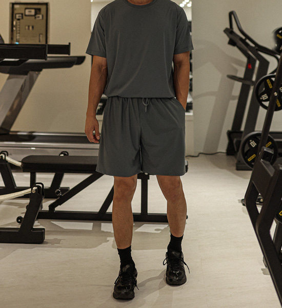 (L-6XL)<BR>알파샤 Cooling Short T shirts+카이미야 Cooling Banding Shorts<br><font color="#072c81"><B>[ W.DNA ]</B></font><br><font color="#098a09"><B>Select length (Basic,Long+4cm)</B></font>