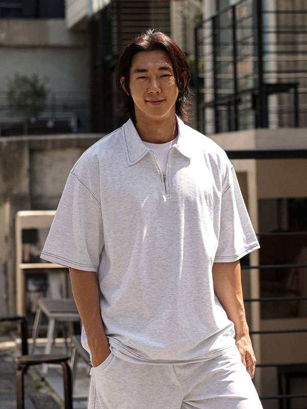 (2XL-5XL)<br>오이티 카라반팔티+마르틴키 Banding Shorts