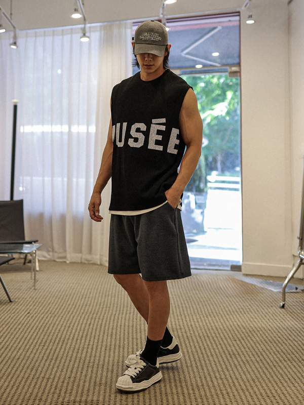 (L-5XL)<br>클로닝 엠보밴딩반바지